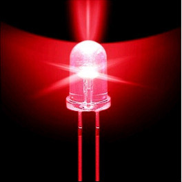 Ludwigia Super Red - 100PCS WAVGAT 5mm Runde Rot Super