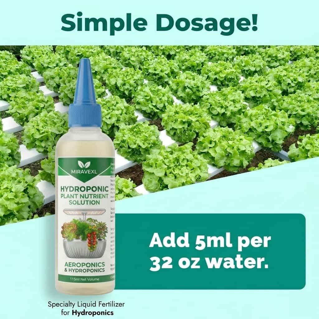 Liquid Fertilizer All In - MIRAVEXL Hydroponischer Flüssigdünger Pflanzennährstoffe Allzweck-Lösung für