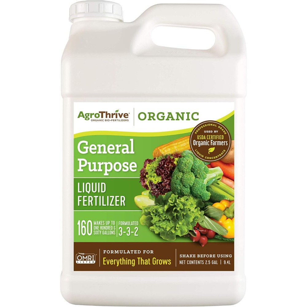 Liquid Fertilizer All In - AgroThrive Allzweck-Flüssigdünger für Pflanzen, 3-3-2 NPK,