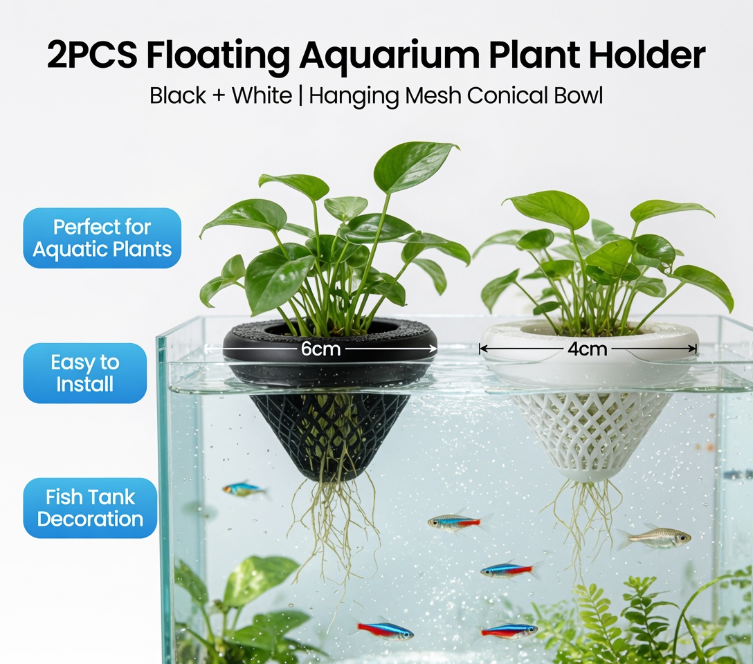 2 Stück Schwimmende Aquarien-P – Aquarium Plant Ornament Bewertung und Preis