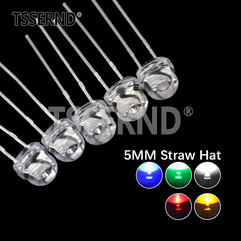 50 Stück 5 mm Strohhut-LED, su – Ludwigia Super Red Bewertung und Preis