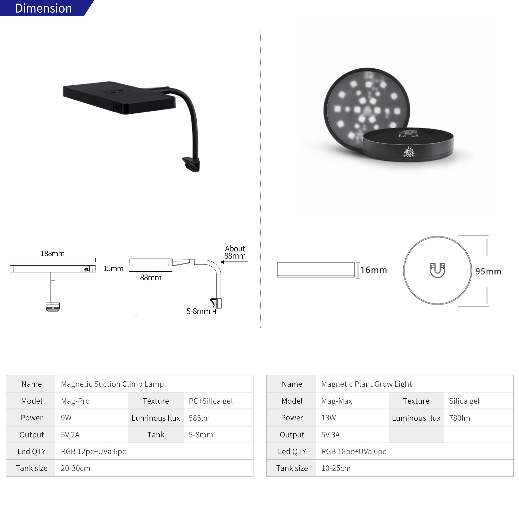 WEEK AQUA Mag-Pro Mag-Max Nano – Aquarium Plant Ornament Bewertung und Preis