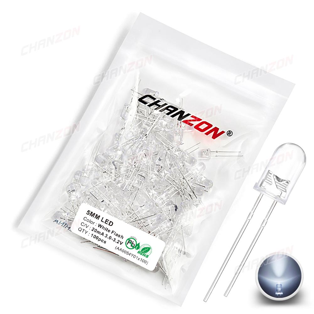 100 Stück 5 mm LED-Dioden blin – Ludwigia Super Red Bewertung und Preis