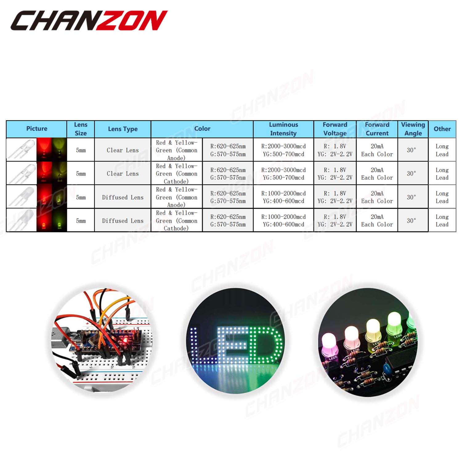 100 Stück 5 mm LED-Leuchtdiode – Ludwigia Super Red Bewertung und Preis
